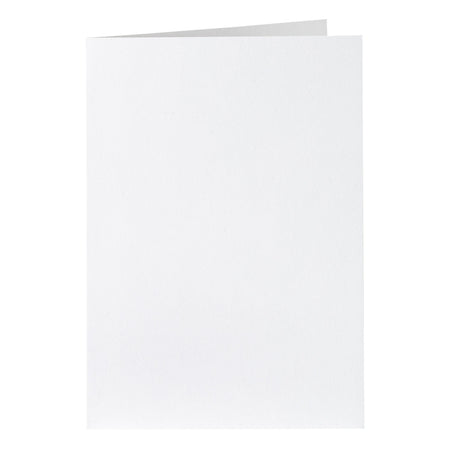 Papicolor - Carte de correspondance double 105x148mm kraft blanc pack de 6 pièces