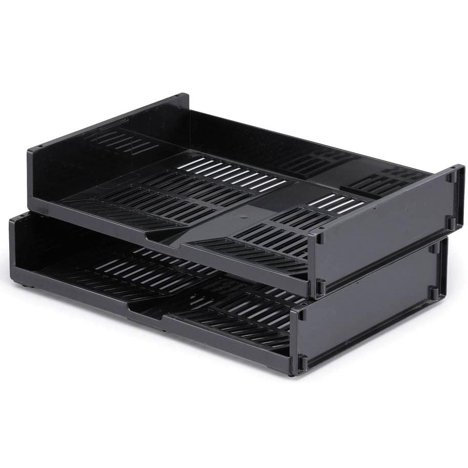 Durable - corbeille à courrier adaptée au format A4 noir