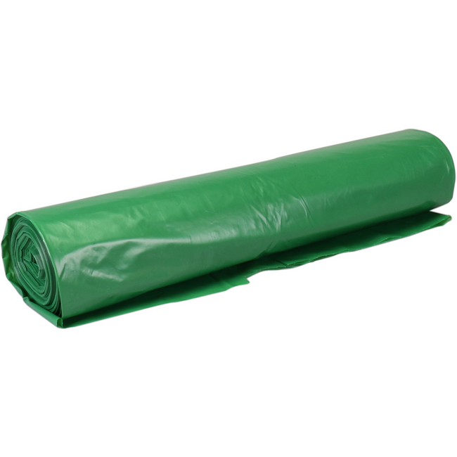 PowerSterko - Afvalzak | Gerecycled LDPE | 70x110cm | groen | 250 stuks