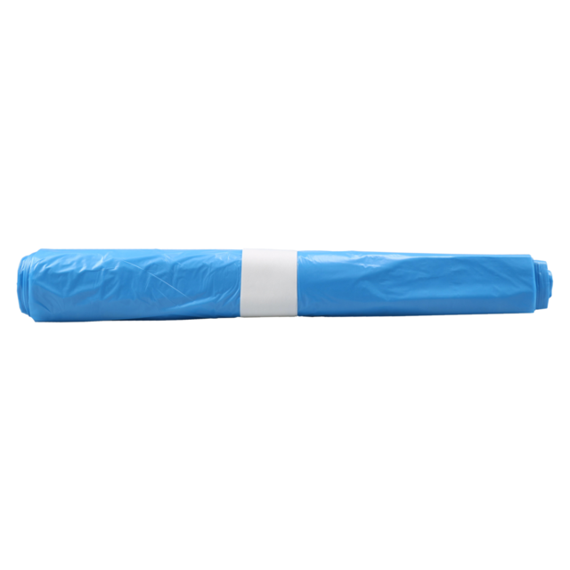 PowerSterko - Afvalzak | Gerecycled LDPE | 90x110cm | T70 | blauw | 100 stuks