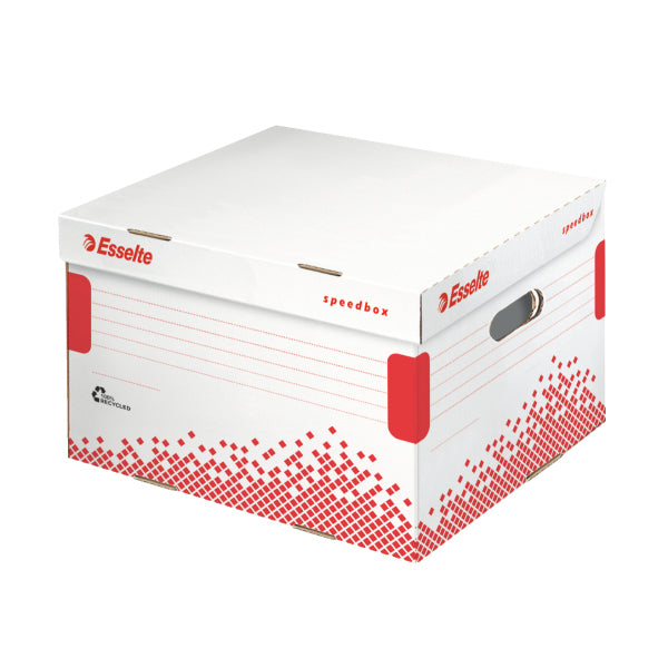Esselte - Boîte de rangement et de transport Speedbox 367x263x325mm blanc