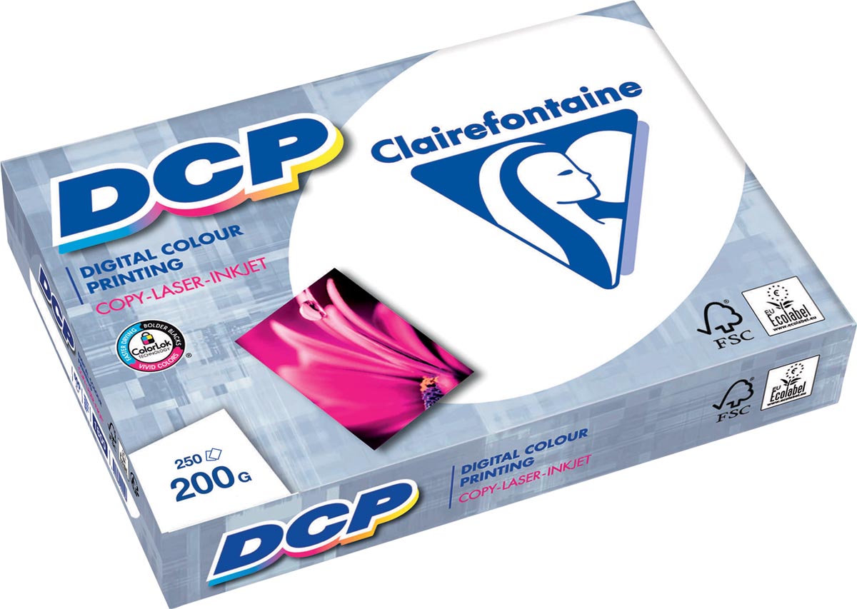 Clairefontaine -  DCP presentatiepapier ft A3, 200 g, pak van 250 vel