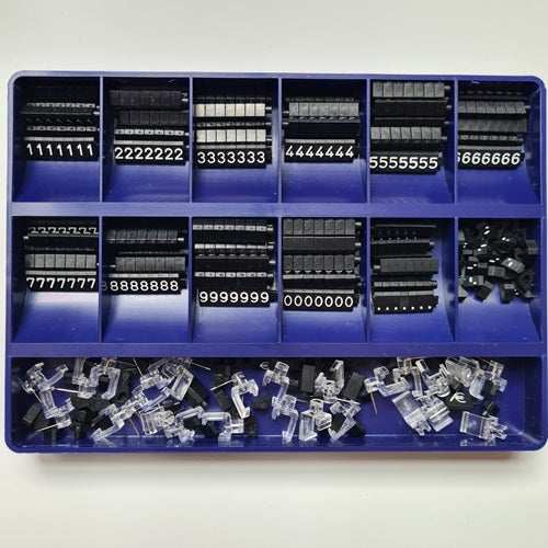 Klika - Cassette de prix Compact Mini 1304 noir et blanc