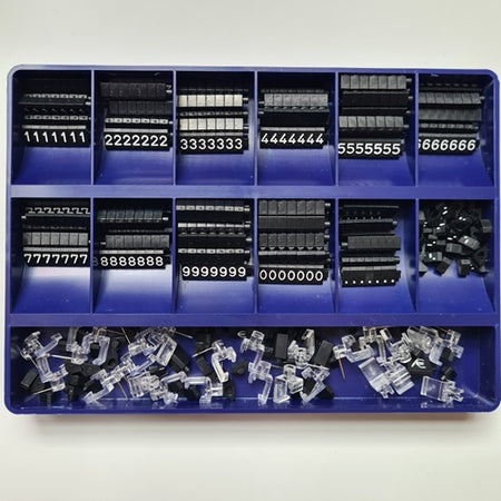 Klika - Cassette de prix Compact Mini 1304 noir et blanc