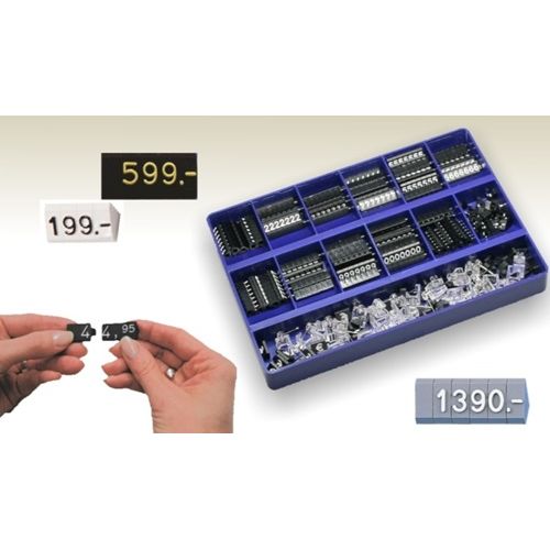 Klika - Cassette de prix Compact Mini 1305 noir or