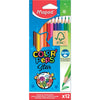 Maped - crayon de couleur Color'Peps, 12 crayons