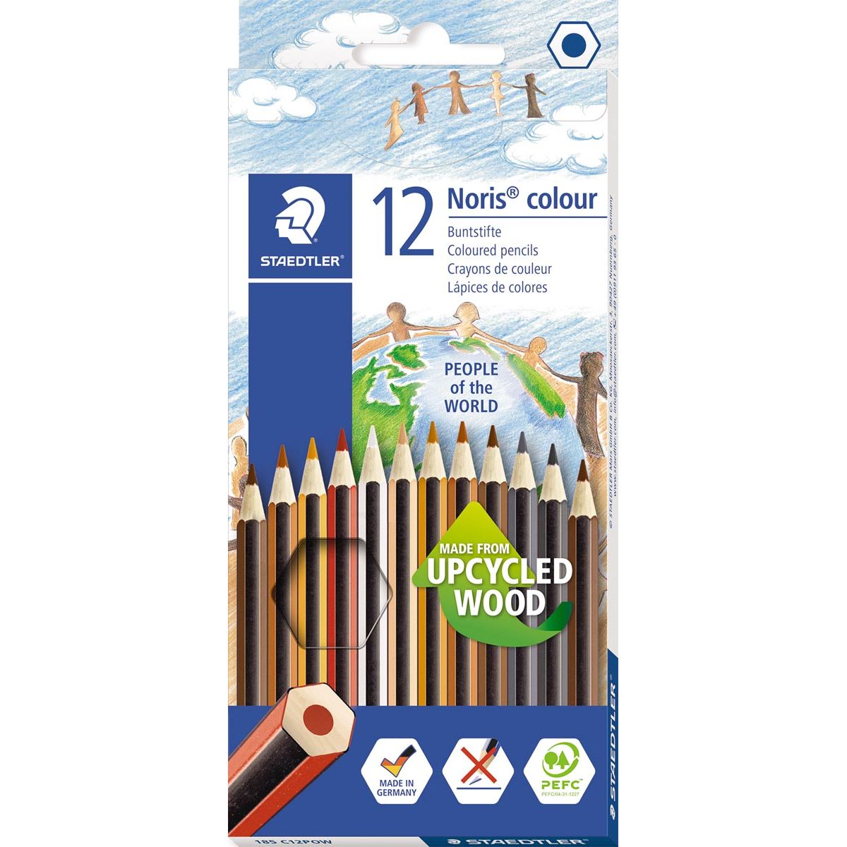 Staedtler - Buntstifte Noris Colors People of the World 12er-Set