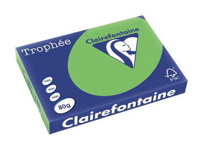 Clairefontaine -  Trophée Intens, gekleurd papier, A3, 80 g, 500 vel, muntgroen