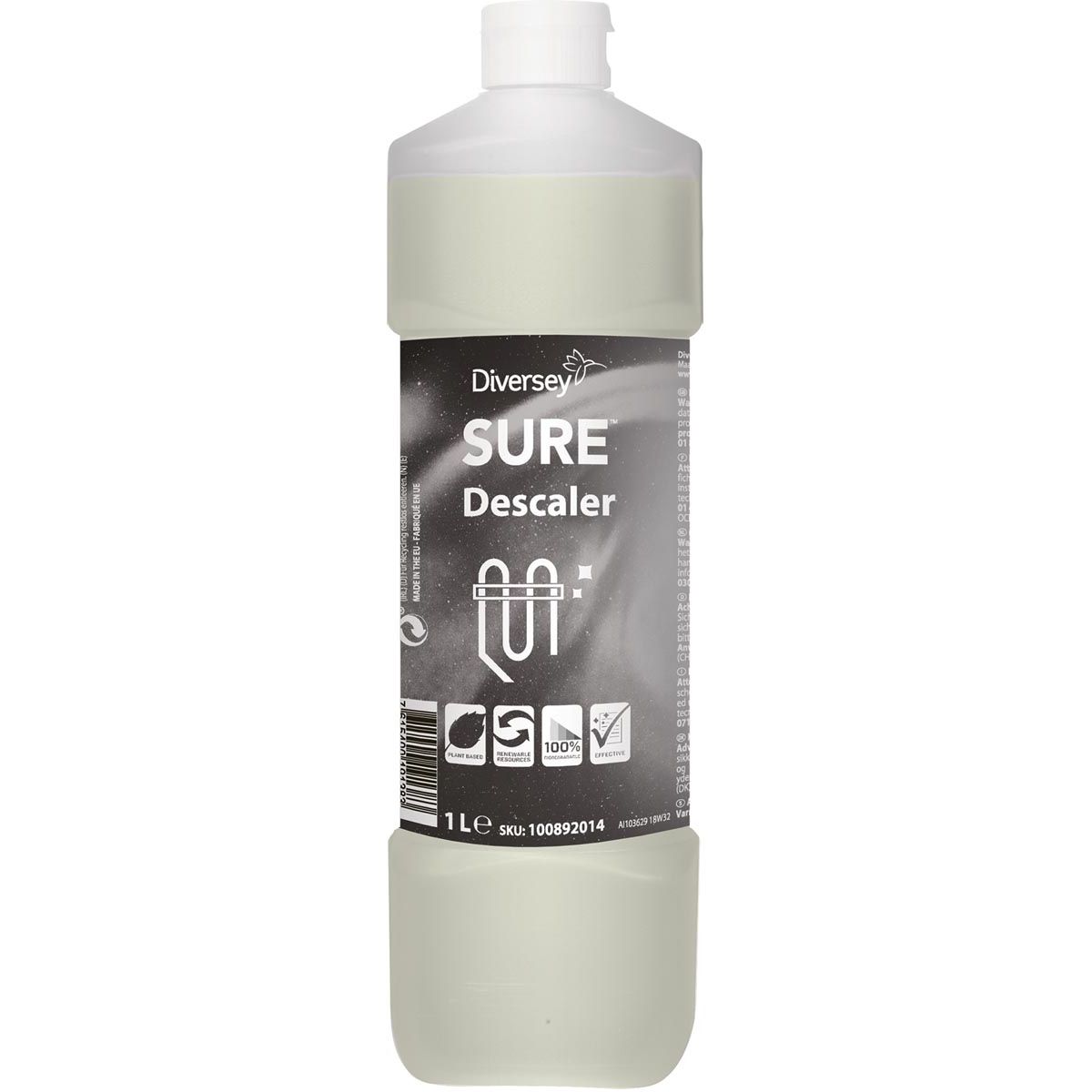 Diversey - Détartrant Sure, bouteille de 1 litre