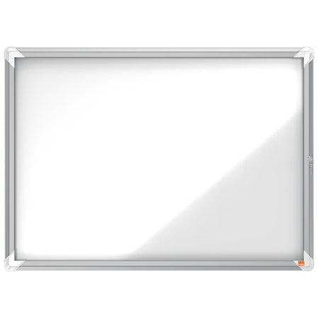 Nobo - Vitrine d'intérieur Plus, porte tournante avec serrure, magnétique, 8 x A4