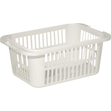 Curver - Panier à linge Lingo, 66,5 x 43,5 x 38 cm, gris clair