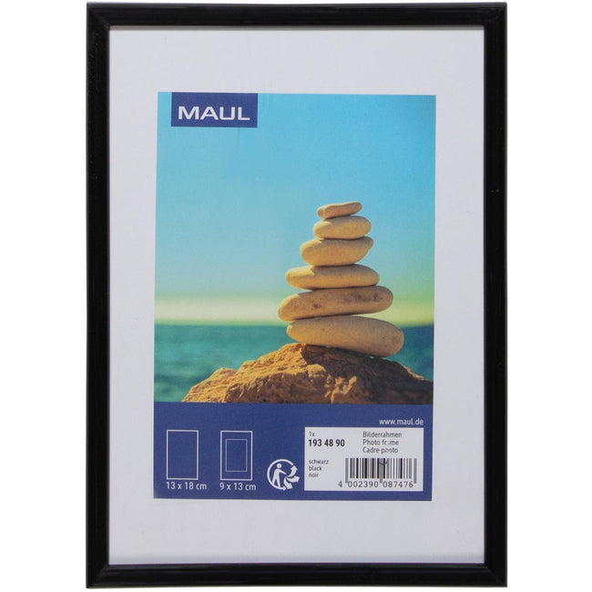 Maul -  art fotolijst, kunststof frame, ft 13 x 18 cm, zwart