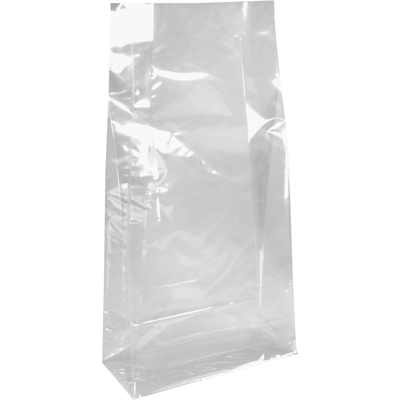 Klika -  Zak | Blokbodemzak | OPP | 210/ 45+45x410cm | 40my | transparant | 1000 stuks
