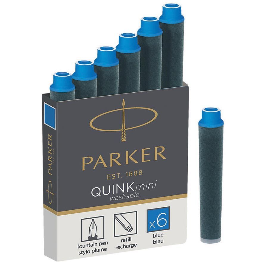 Parker - Cartouche d'encre Quink Mini pour Esprit Bl