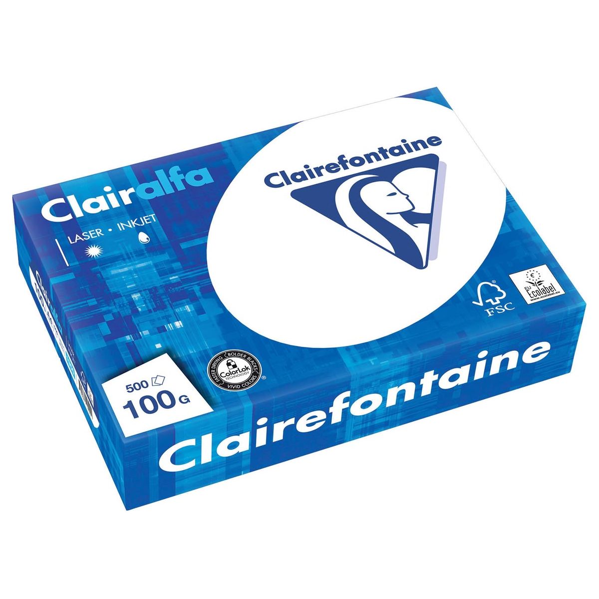 Clairefontaine - Papier de présentation Clairalfa A4, 100 g, 500 feuilles