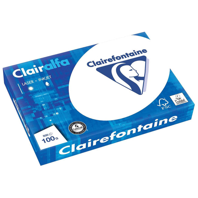 Clairefontaine - Papier de présentation Clairalfa A3, 100 g, 500 feuilles