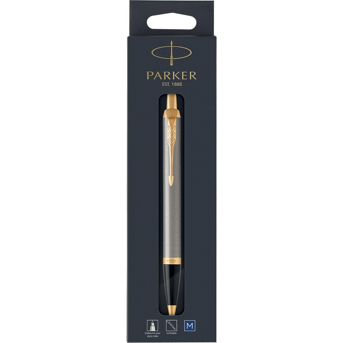 Parker - IM balpen metaal GT, op blister