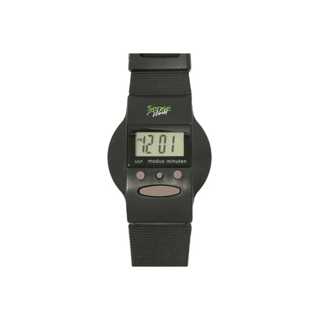 Able2 -  Horloge works 12/24 zwart