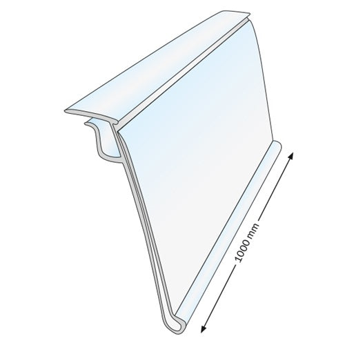 Klika - Etiquette profilée scanner 26mm pour plaque de verre 50 pièces