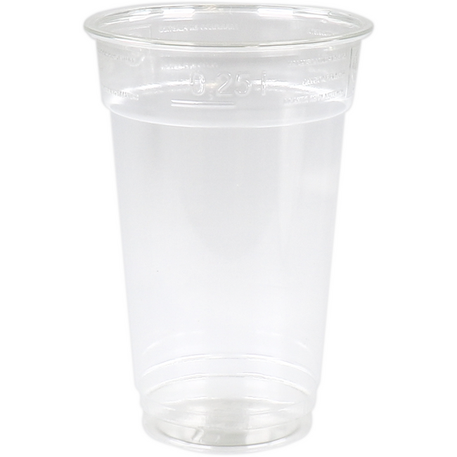 Klika - Verre | PET recyclé | 115 mm | 0,25l | transparent | 1250 pièces