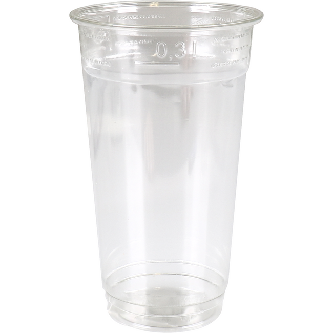 Klika -  Glas | gerecycled PET | 128mm | 0.3l | transparant | 1250 stuks