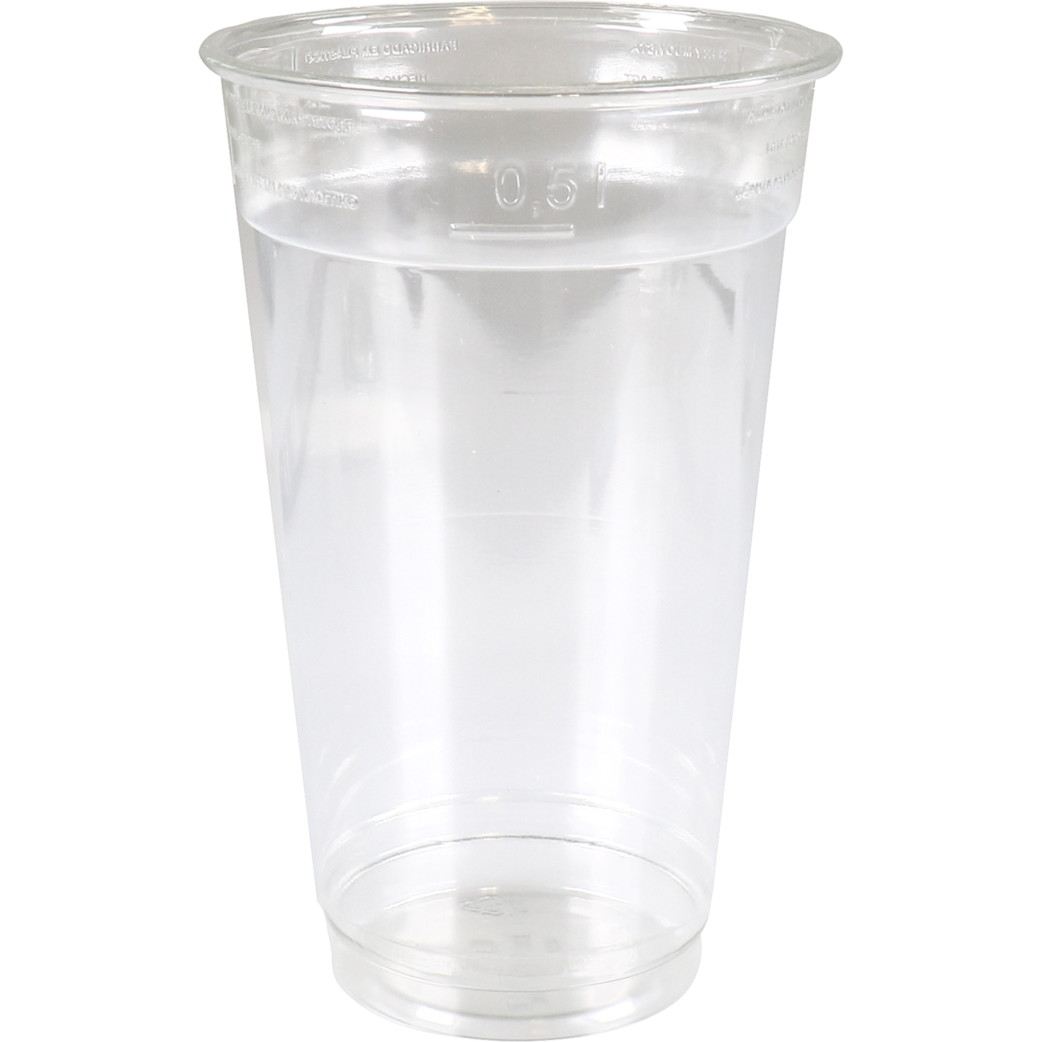 Klika - Glas | recyceltes PET | 148mm | 0,5l | transparent | 800 Stück