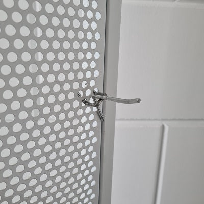 Klika - Crochet pour planche simple 60 mm 3,4 mm de large 15 mm