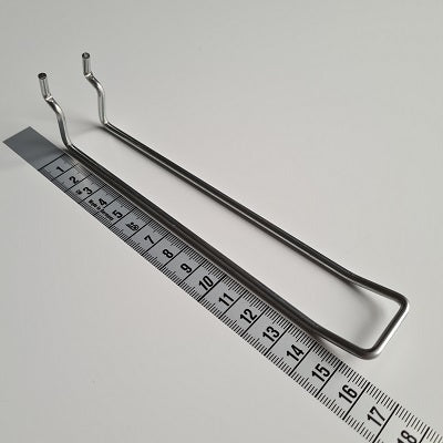 Klika - Crochet pour planche double 160 mm 3,4 mm 25/30 mm 7 pièces