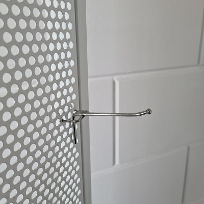 Klika - Crochet pour planche simple 80 mm 3,4 mm de large 25 mm