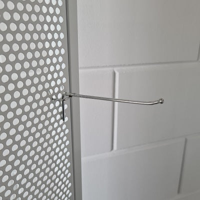 Klika - Crochet pour planche simple 140 mm 3,4 mm de large 25 mm