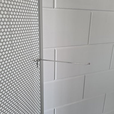 Klika - Crochet pour planche simple 160 mm 3,4 mm de large 25 mm