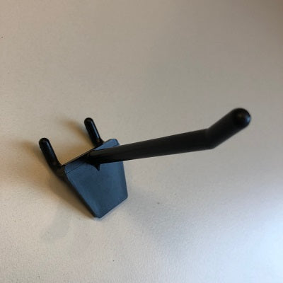 Klika -  Boardhaak enkel 75mm zwart hoh 25mm