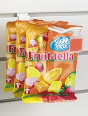 Klika -  Slatwallhaken dubbel 240mm wit kunststof