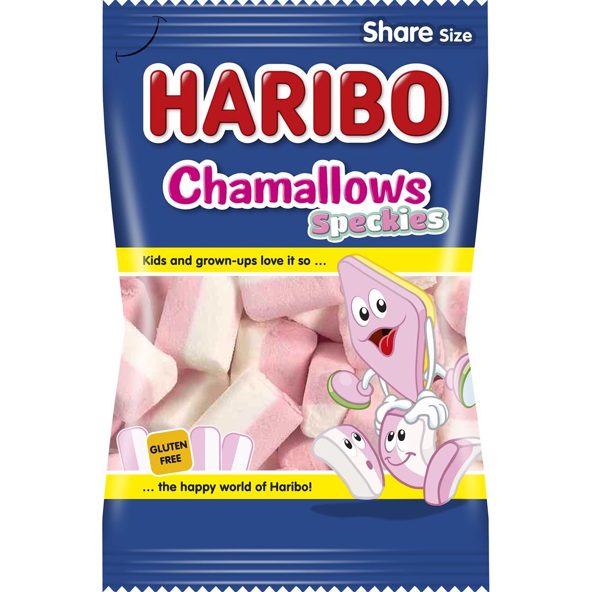 Haribo -  Chamallows Speckies, zakje van 175 g