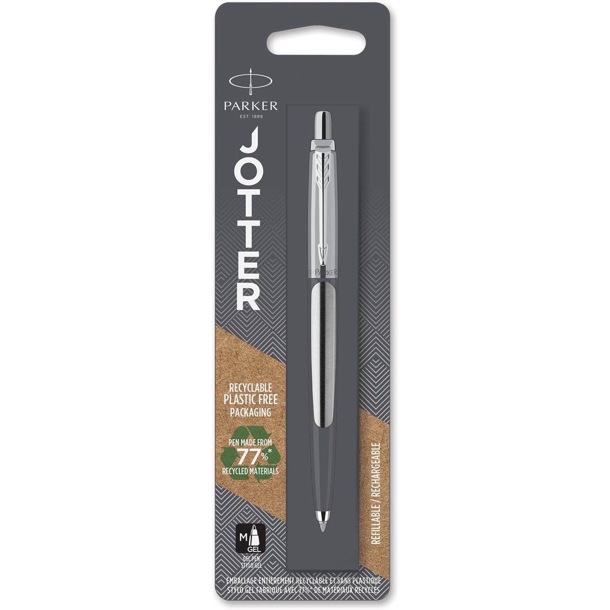 Parker - Jotter Gelroller Edelstahl CT, im Blister