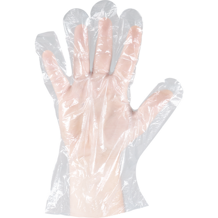 ComFort - Gant | PEBD | en relief | L | transparent | 6000 pièces