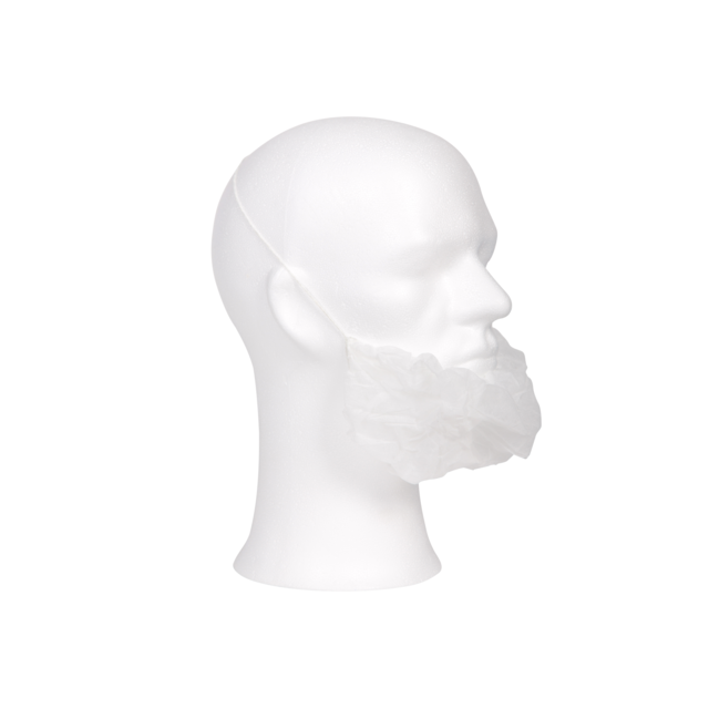 ComFort - Masque à barbe | PP | blanc | 1000 pièces