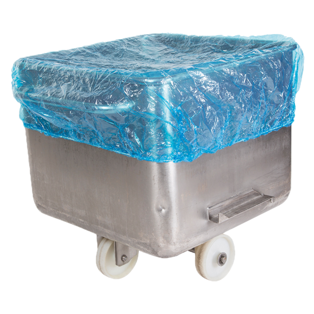 ConFort - Couverture | Couvercle propre et sécurisé | PEBD | 72,5x84x25cm | bleu | 200 pièces