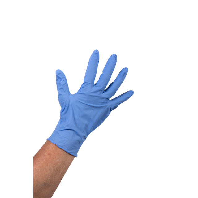 Bodyguards -  Handschoen | Nitril | ongepoederd | L | 5gr | blauw | 1000 stuks