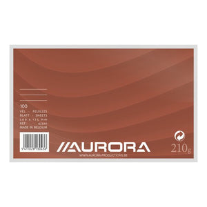 Aurora -  Systeemkaart  200x125mm lijn koplijn 210gr | 10 stuks
