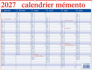 Aurora -  Memento 20 Franstalig, 2027