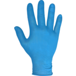 ComFort - Handschoen latex gepoederd BLAUW 100 stuks Large