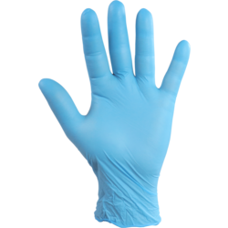 Shield - Handschoen | Nitril | ongepoederd | M | blauw | 100 stuks