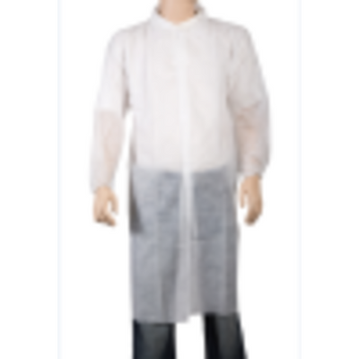 ComFort -  Bezoekersjas | XL | klittenband | PP | wit | 50 stuks