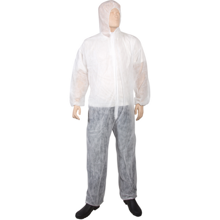 ComFort -  Overall | met capuchon | XXXL | PP | wit | 50 stuks