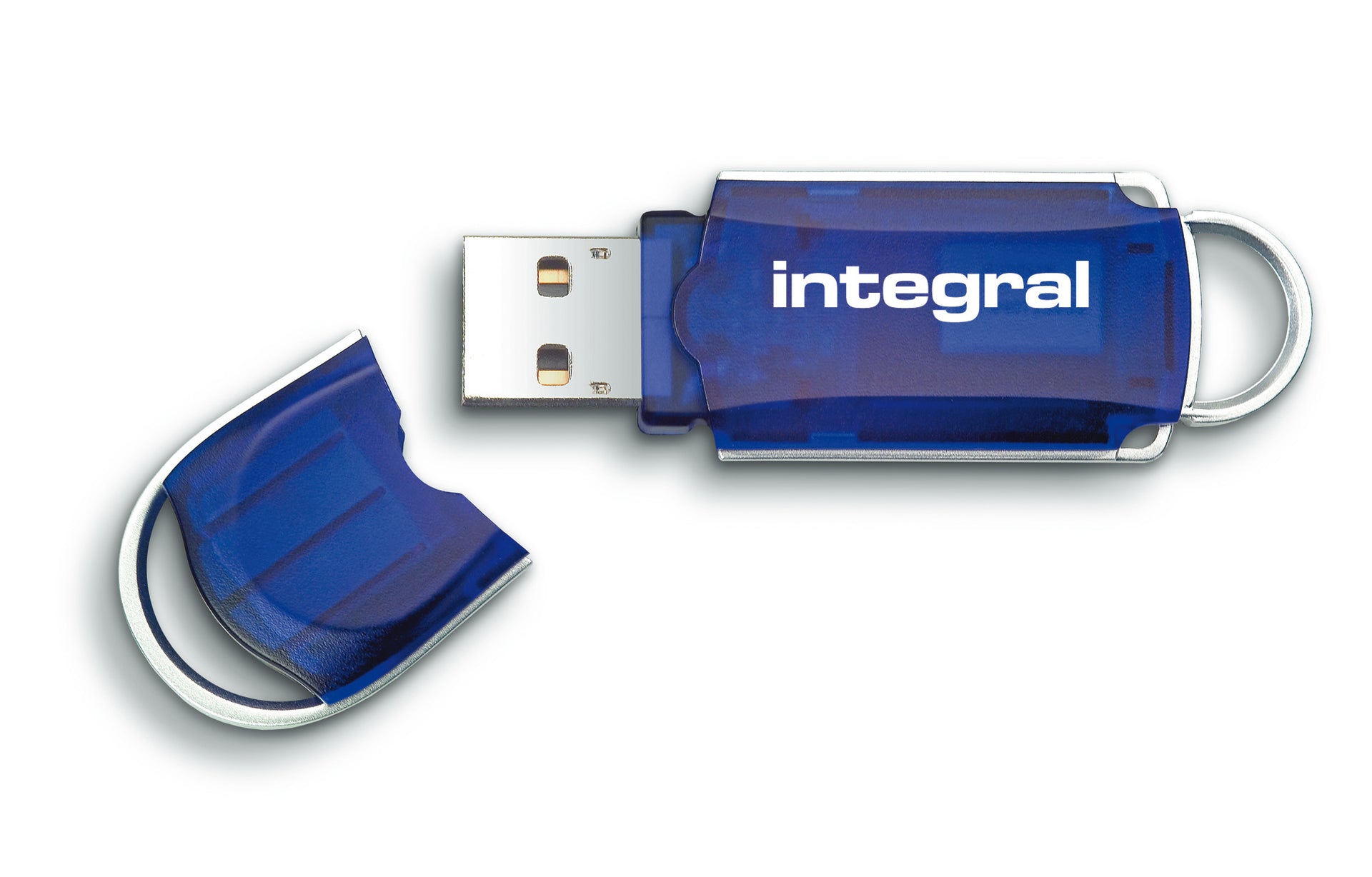 Integral -  INFD128OUR USB flash drive 128 GB USB Type-A 2.0 Blauw, Zilver