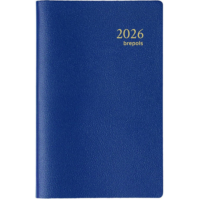 Brepols -   agenda Delta Genova 6-talig, blauw, 2026