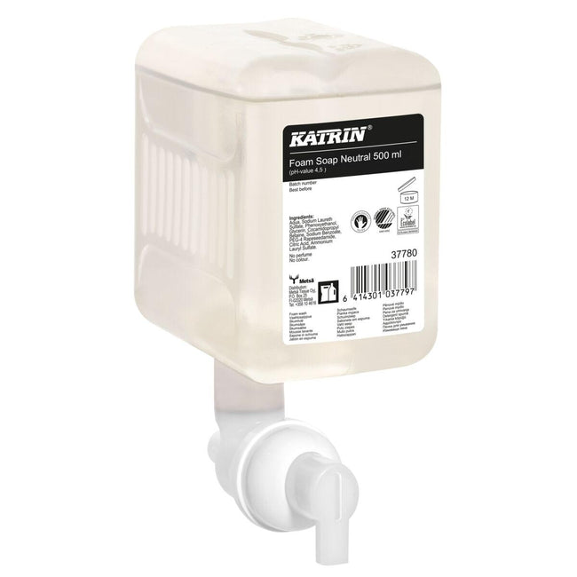 Katrin - Savon pour les mains Mousse propre 500ml 37780