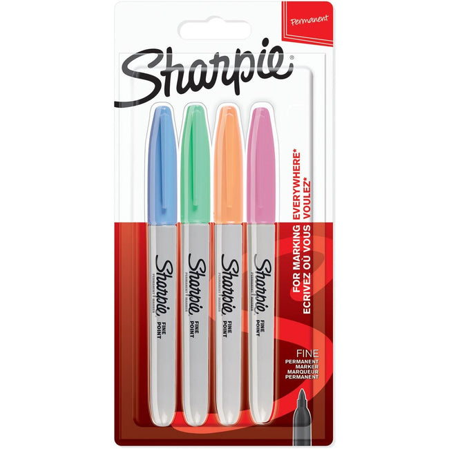 Sharpie - le marqueur permanent pastel, boursoue de 4 pièces