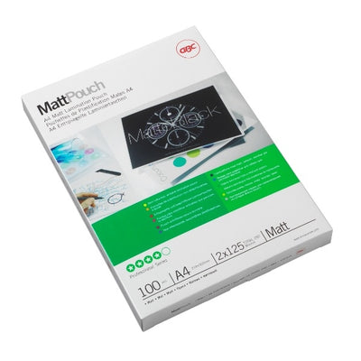 GBC - Pochette de plastification mate ft A3 250 microns (2 x 125 microns), paquet de 50